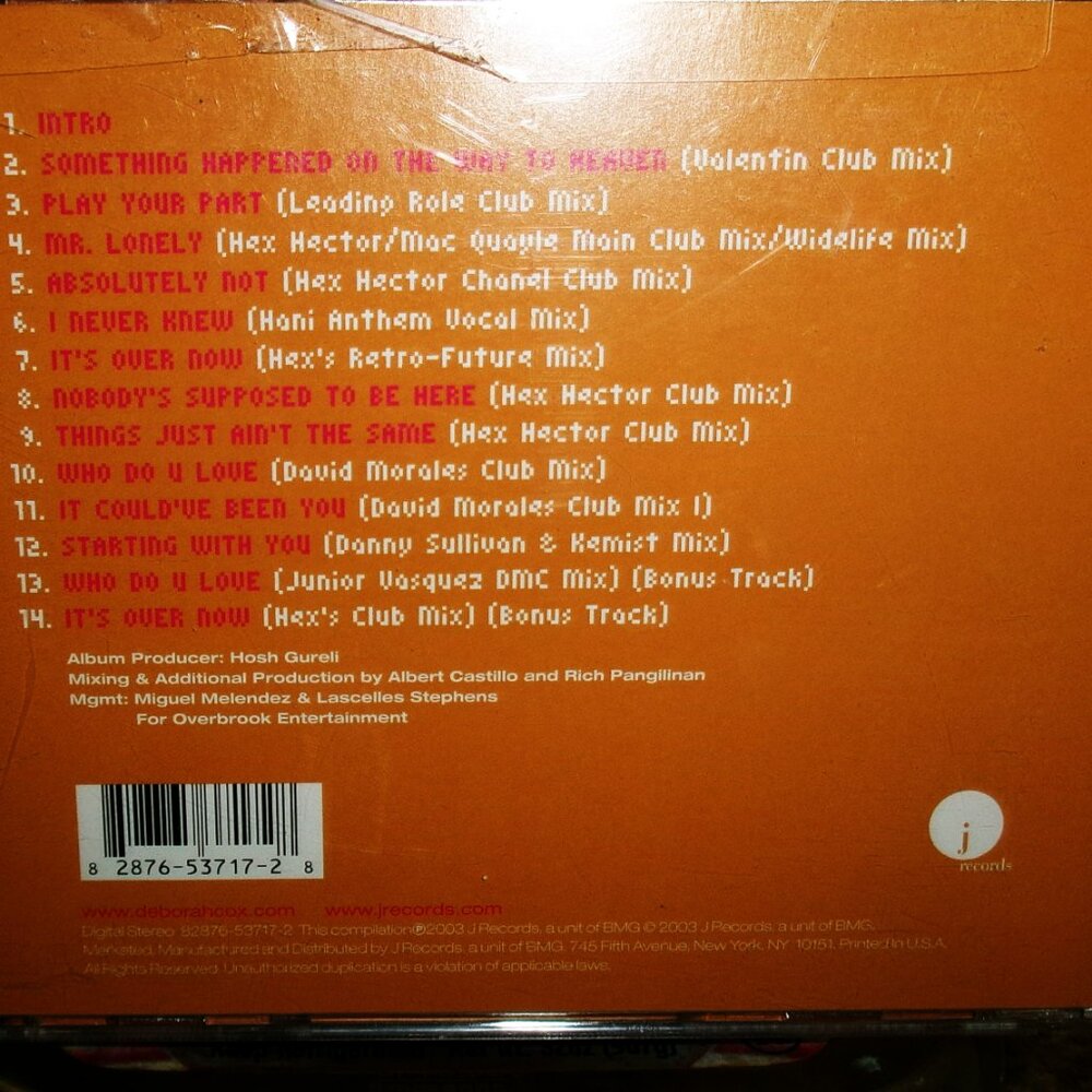 deborah cox remixed new 2003 remix dj dance club cd - canada electro funk house - Picture 3 of 3